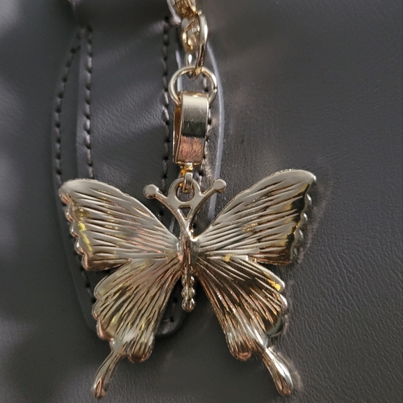 New Rhinestone Golden Keychain/Bag Keychain/Charm - Picture 5 of 8